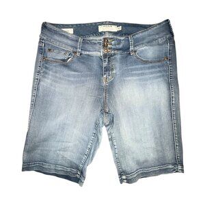 Torrid Womens Plus Size Bermuda Shorts Womens 18 Light Wash Pockets